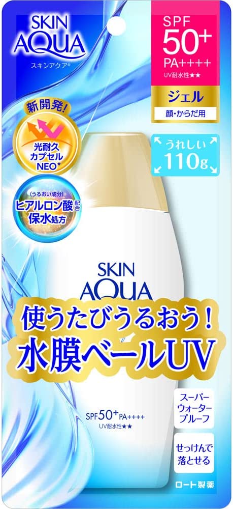 Rohto Skin Aqua Super Moisture Gel SPF50+ / PA++++ Sunscreen