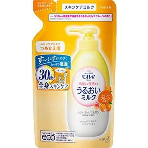 Kao Biore u Moisturizing milk that penetrates into the stratum corneum Fruit refill 250ml