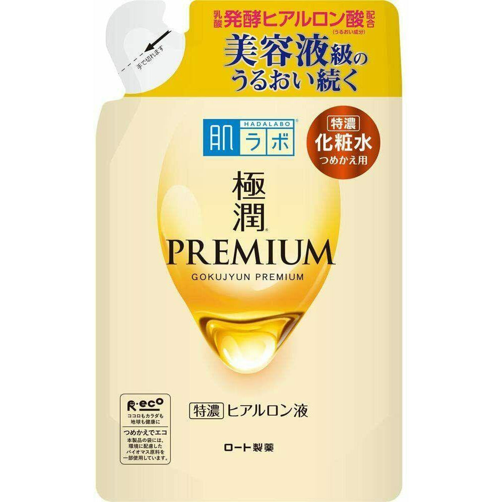 [2020]ROHTO HadaLabo Gokujyun PREMIUM Hyaluronic Acid Super Moist Lotion Refill