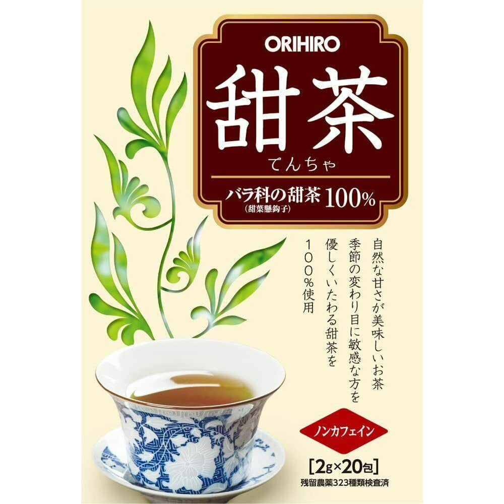 ORIHIRO Sweet tea 20 packets Tea bag Non-caffeine Rosaceae