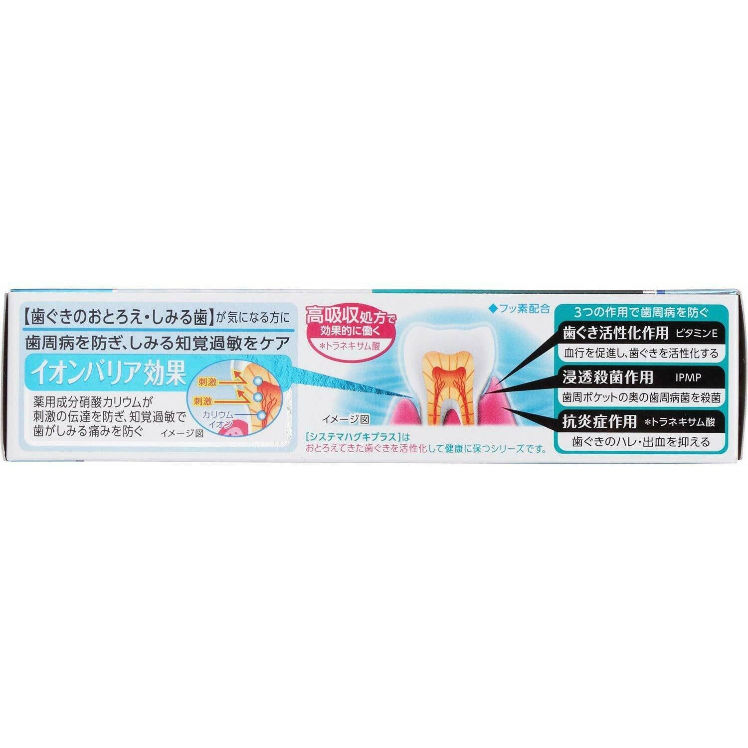 LION Systema Haguki Plus S Medicated Toothpaste 95g