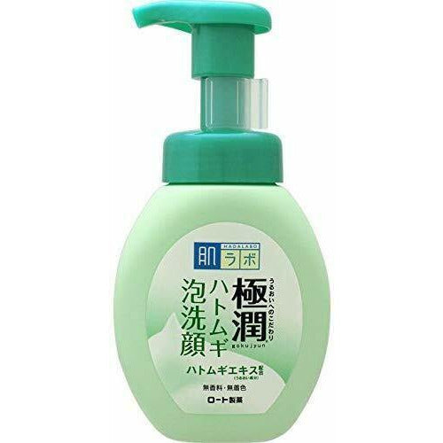 Rohto Hadalabo Gokujyun Super Hyaluronic Acid Cleanser Adlay Acnecare 160ml