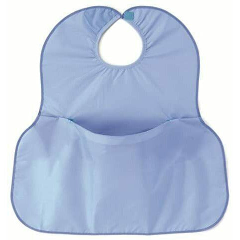 Pigeon Habinurse <Nursing care> Easy pocket spill-free Meal Apron Blue