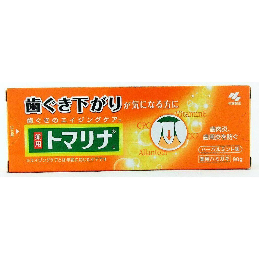 Kobayashi Tomarina gumsToothpaste Herbal Mint 90g - CosmeBear  | Popular Japanese Online Store