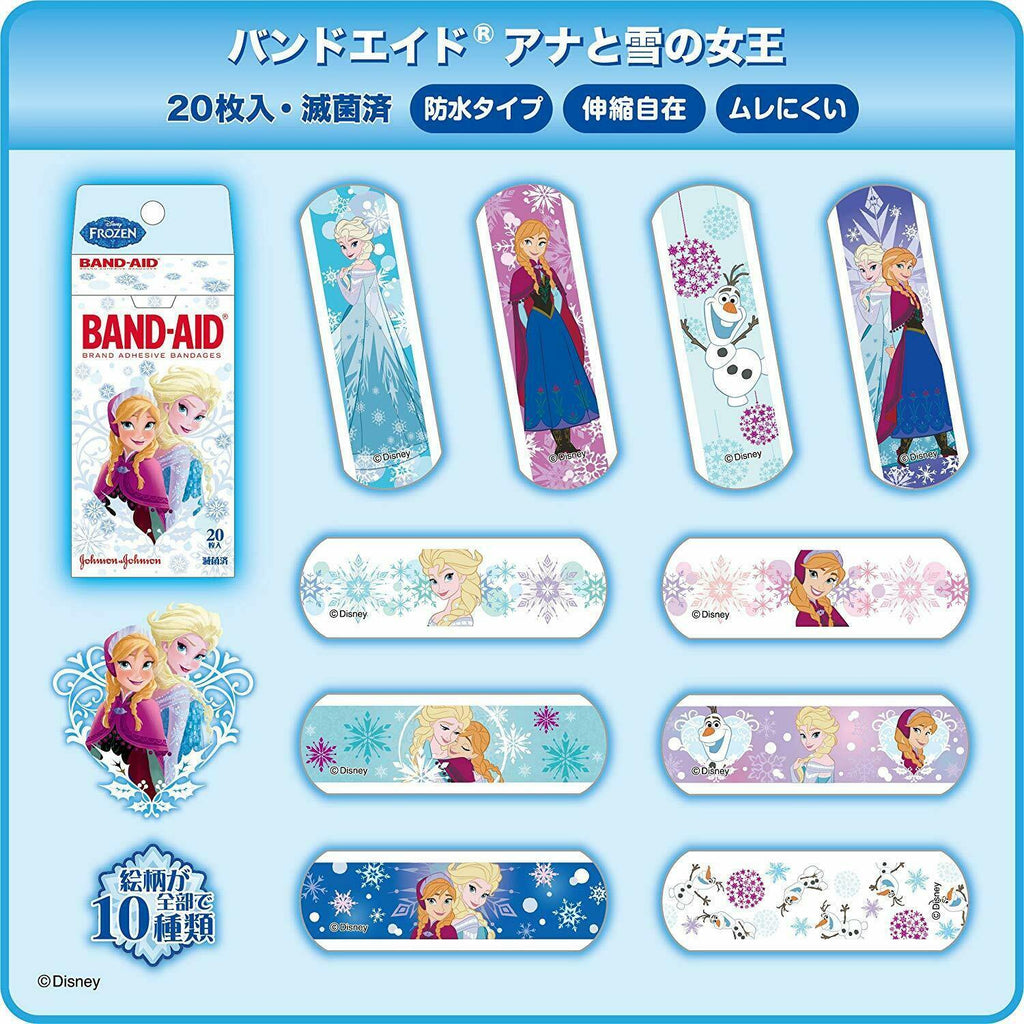 BAND-AID character Disney Frozen 20 sheets - CosmeBear  | Popular Japanese Online Store