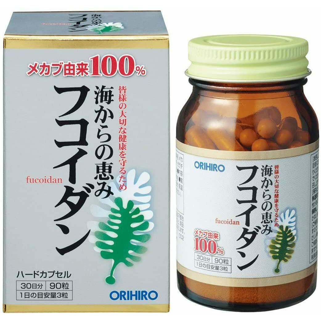  ORIHIRO Blessings from the sea Fucoidan Supplement for 30 Days Japan