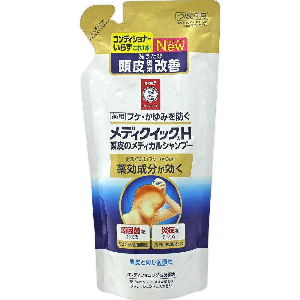 ROHTO Mediquick H Medical shampoo Dandruff / Itching Refill 280ml