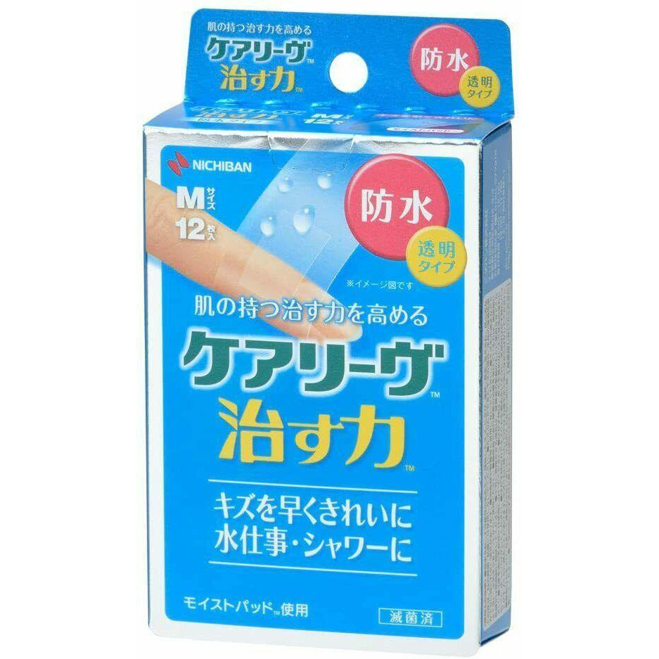 NICHIBAN Care Leave Healing power Waterproof type M size 12 pieces