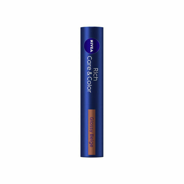 Kao Nivea Rich Care & Color Lip Glossy Beige 2g