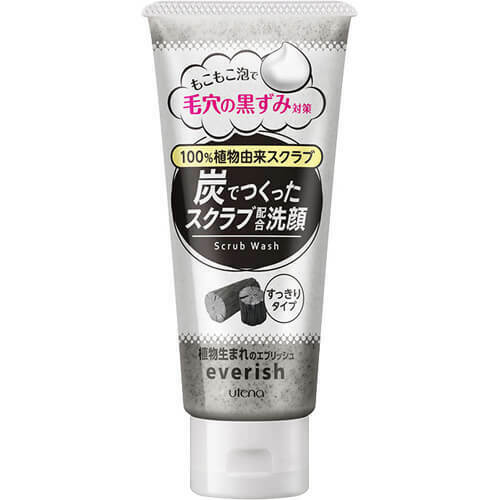 Utena everish Charcoal scrub cleansing foam 135g 