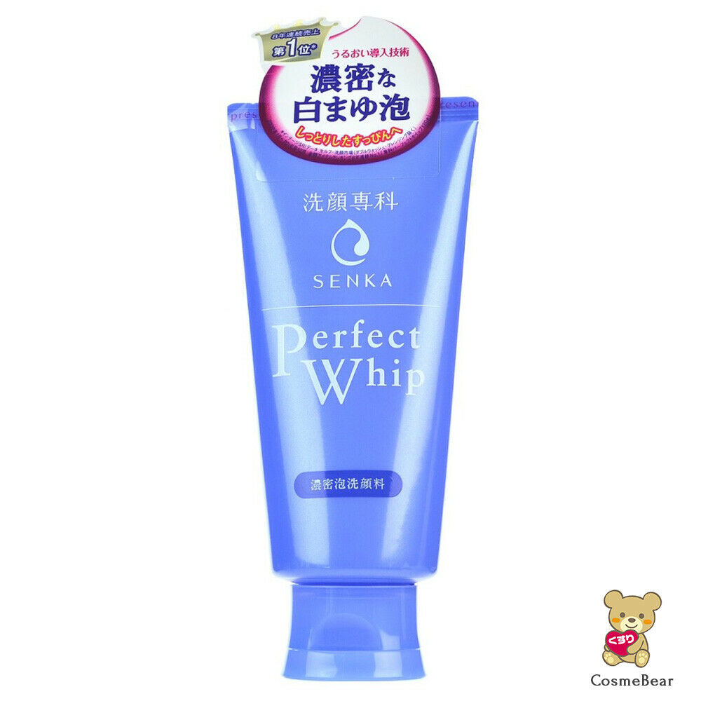 Shiseido Senka Perfect White Face Wash Cleanser Whip Foam Cleansing 120g