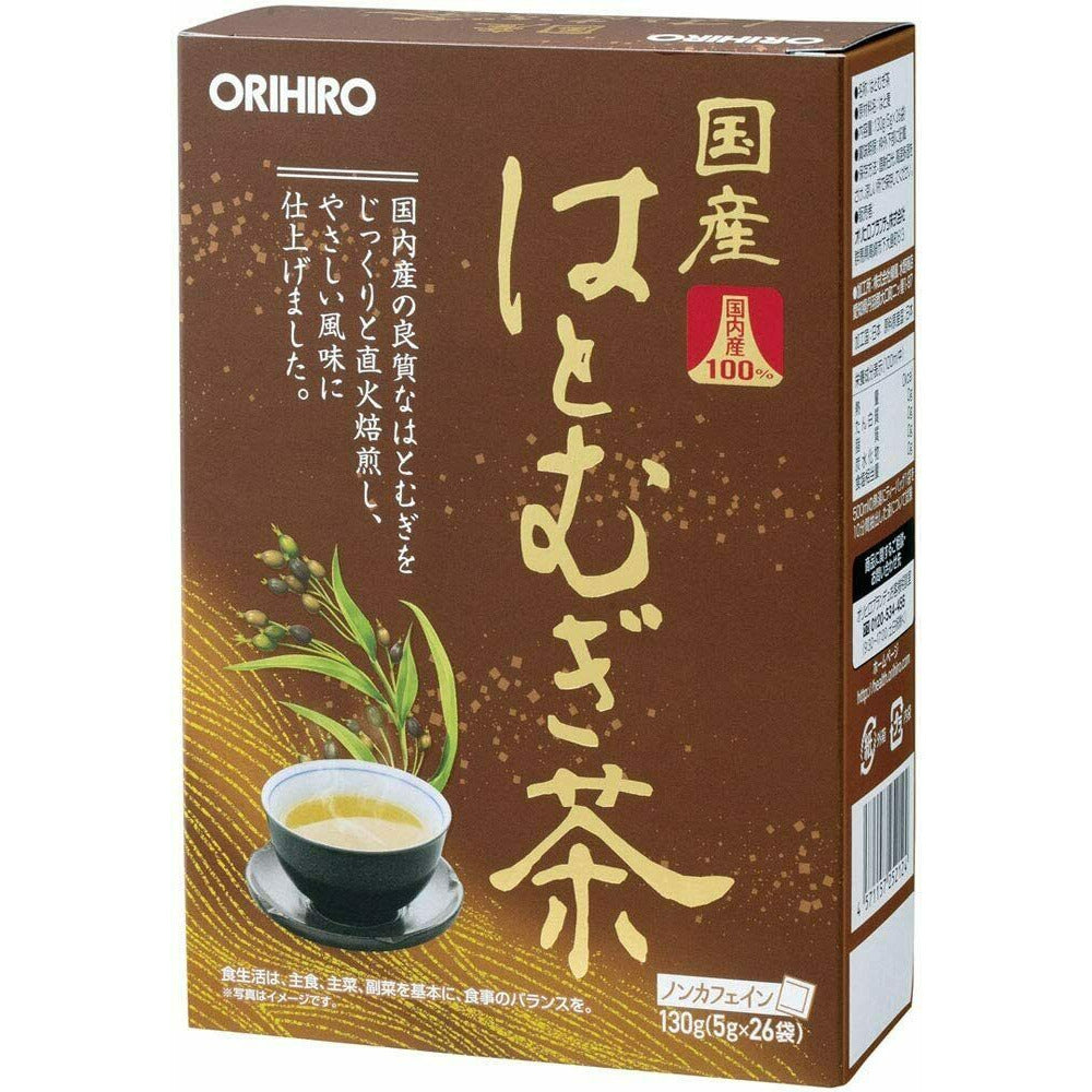  ORIHIRO Japanese Tear grass Tea 5.0g x 26 packets Non-caffeine Japan