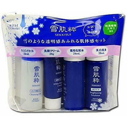 KOSE SEKKISUI Skin Care Set Makeup Remover / Face wash / Lotion / Emulsion