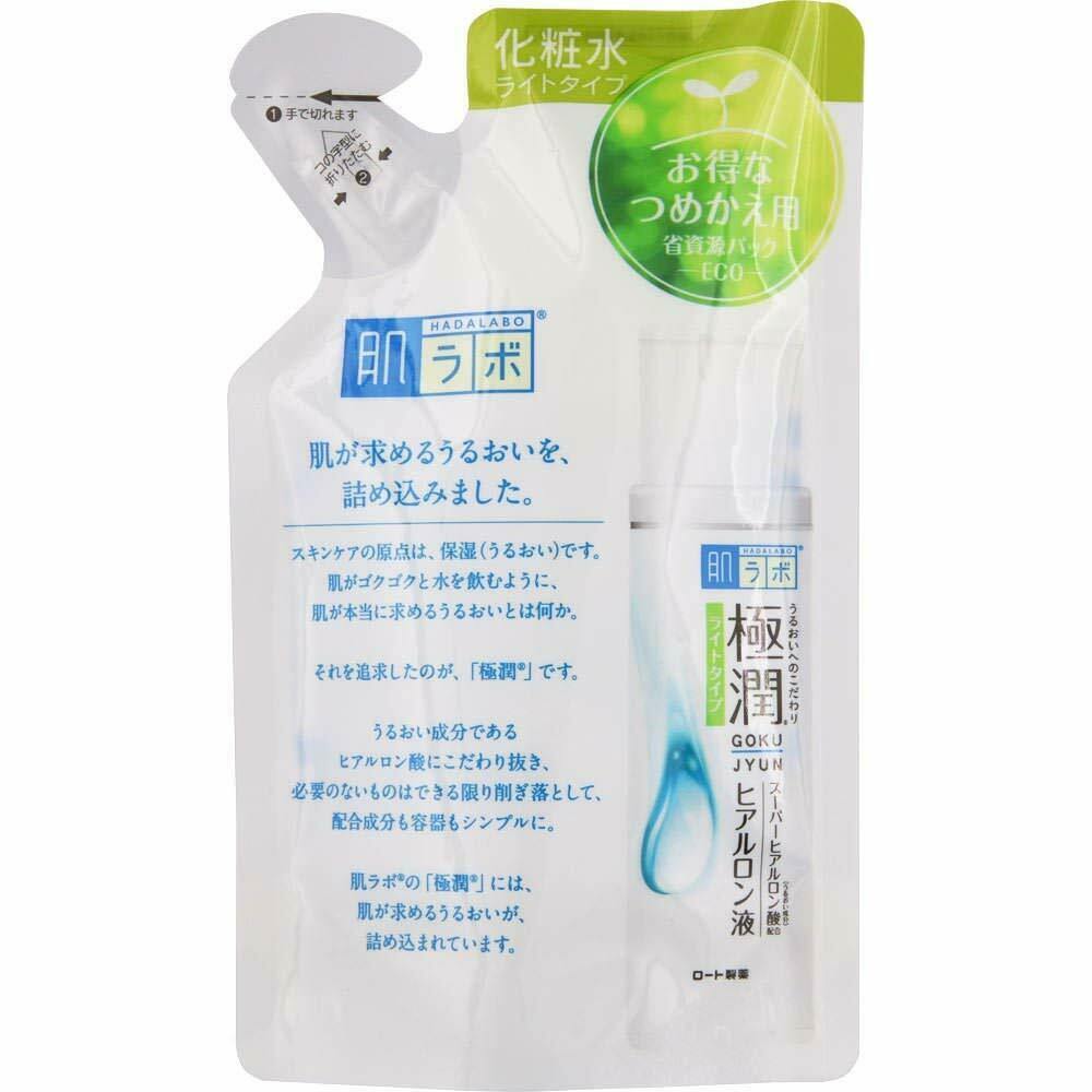 Rohto Hadalabo Gokujyun Moisturizing Lotion Light type Refill 170ml