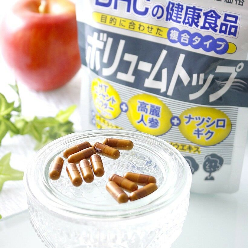 DHC volume top 30 days 180 capsules supplement hair support 