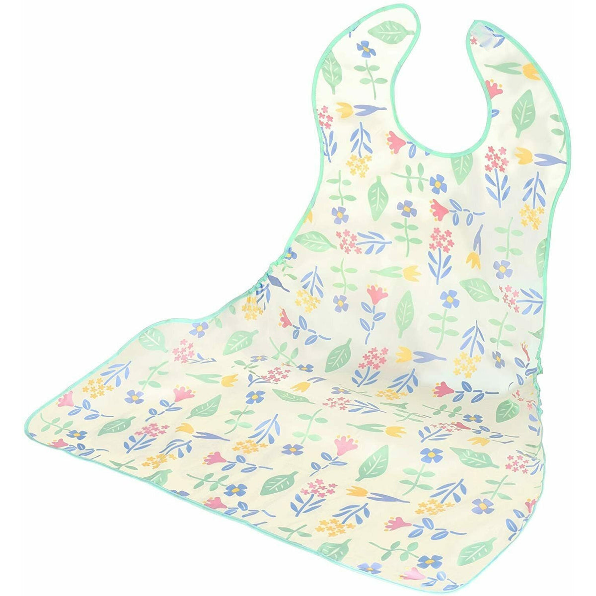 Pigeon <Nursing care> Does not slip from the table Meal Apron Floral