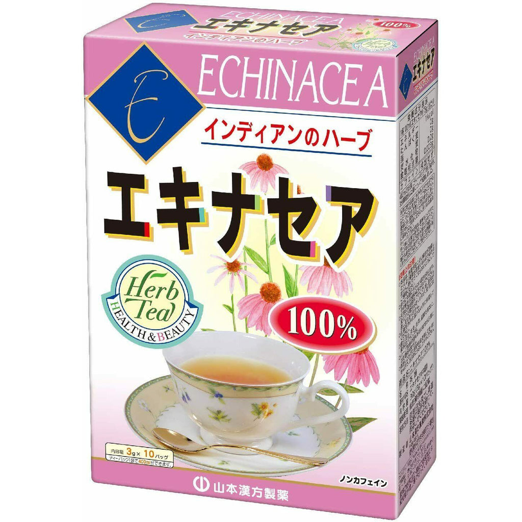  Yamamoto Kanpo Echinacea Herbal Tea 100% 3g x 10 packets