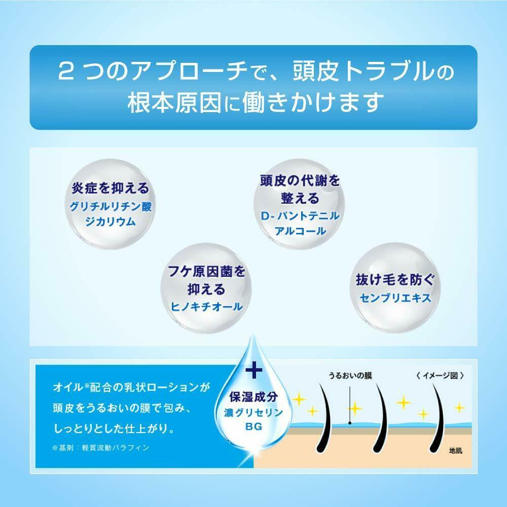 ROHTO Mediquick H Scalp Medical moist Lotion Dandruff / Itching 120mL - CosmeBear  | Popular Japanese Online Store