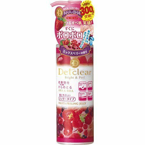 Meishoku DET Clear Bright & Peel Peeling Jelly Mixed Berry 180ml Japan