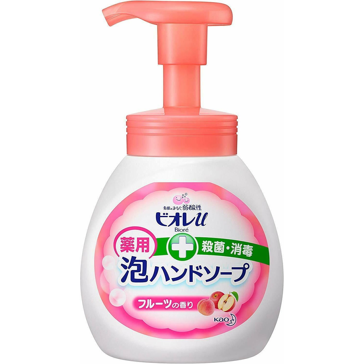 Biore u foam hand soap fruits pump 250ml 