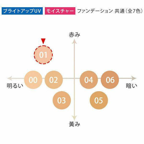 Cream Foundation moisture pink beige (color: 01) 18g SPF25  PA ++ [FANCL] - CosmeBear  | Popular Japanese Online Store
