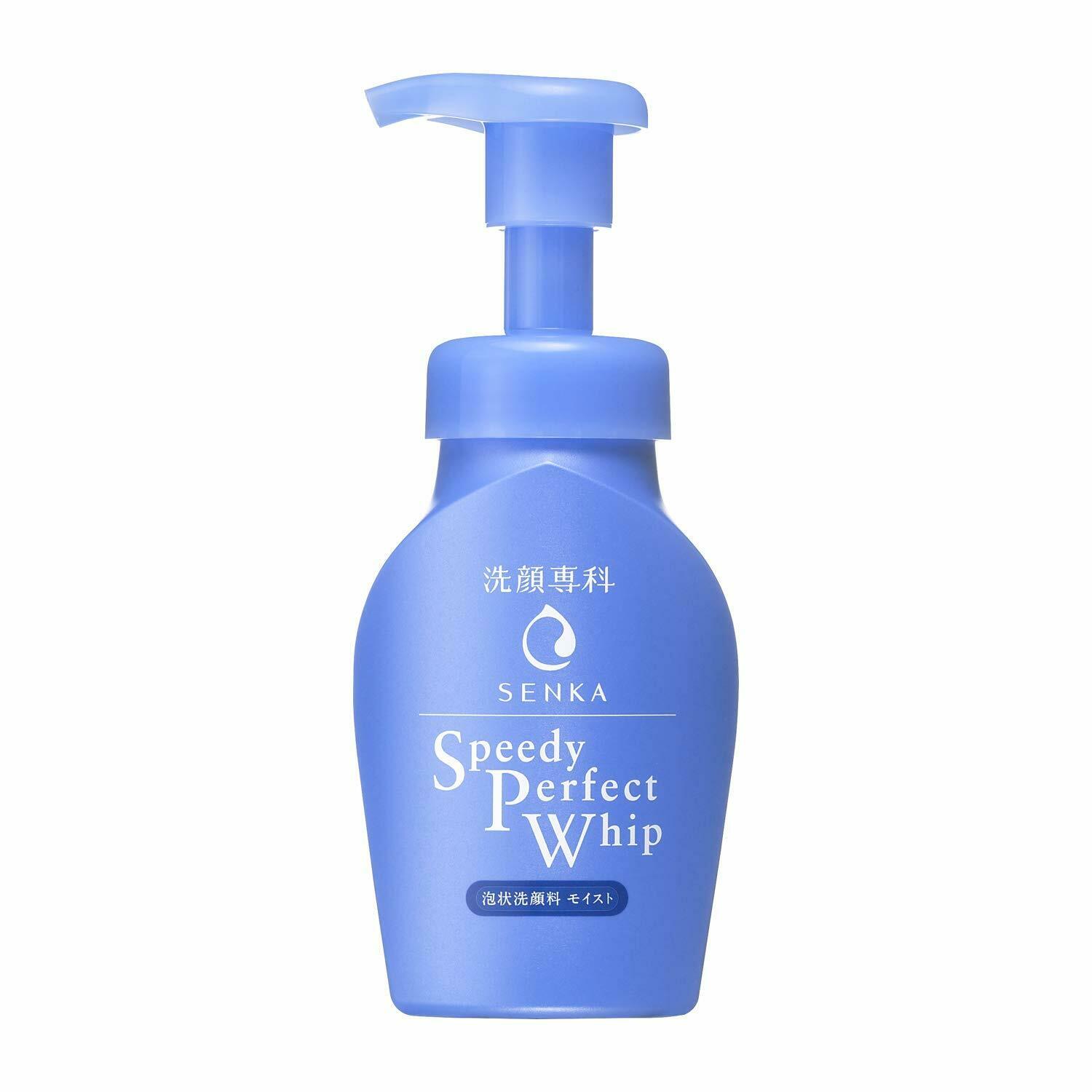 Shiseido Face Wash Senka Speedy Perfect Whip Moist Touch Dry~Normal skin 150m