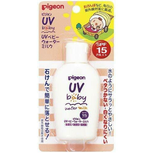 Pigeon UV Baby Milk Waterproof SPF15/PA++ 60g Sensitive Skin 