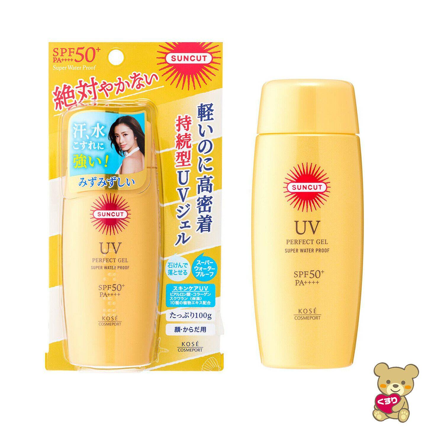 KOSE SUNCUT UV Perfect Gel Super Water Proof SPF50+ / PA++++ 100g