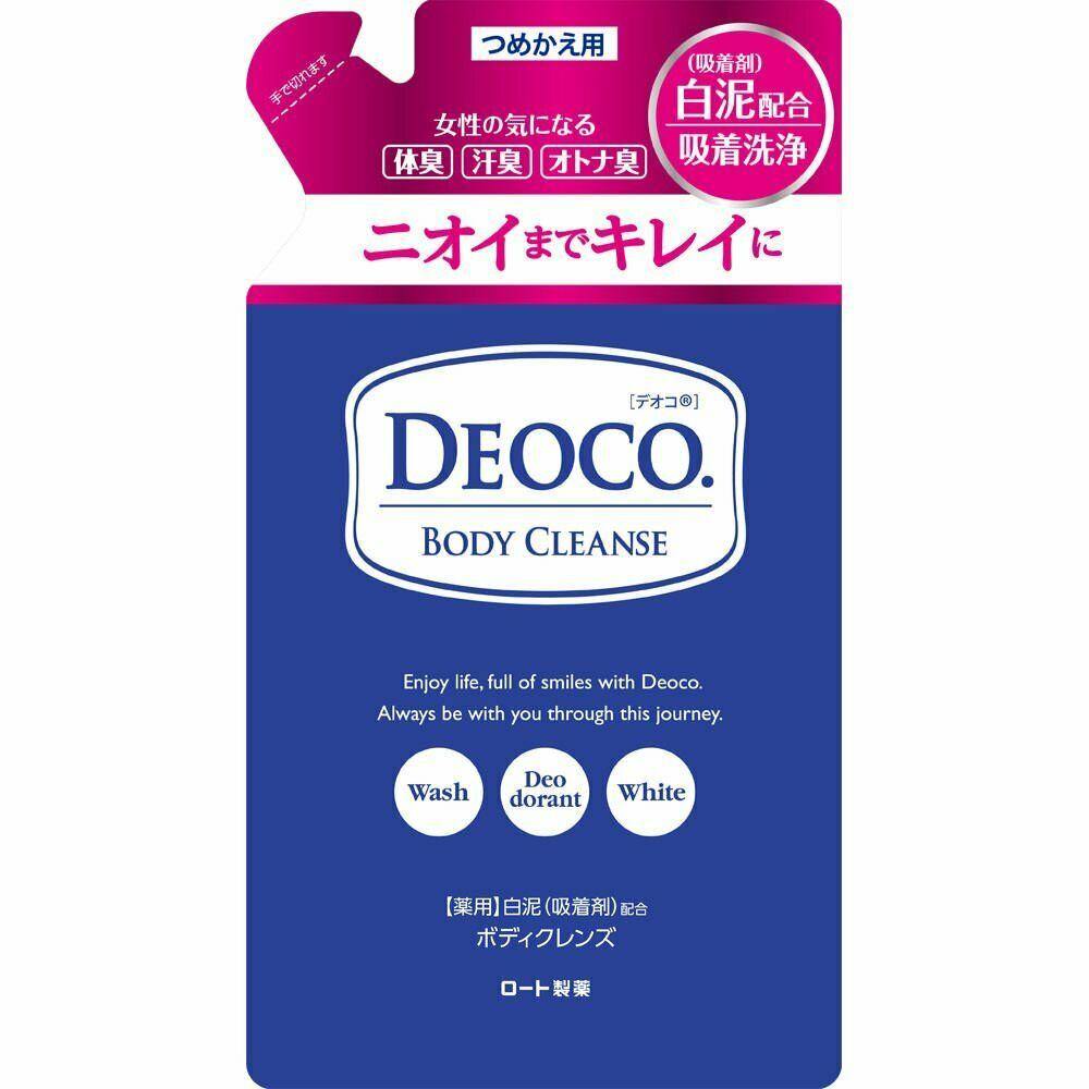 Rohto DEOCO Medicinal deodorant Body Cleanse 250ml Body wash Refill 