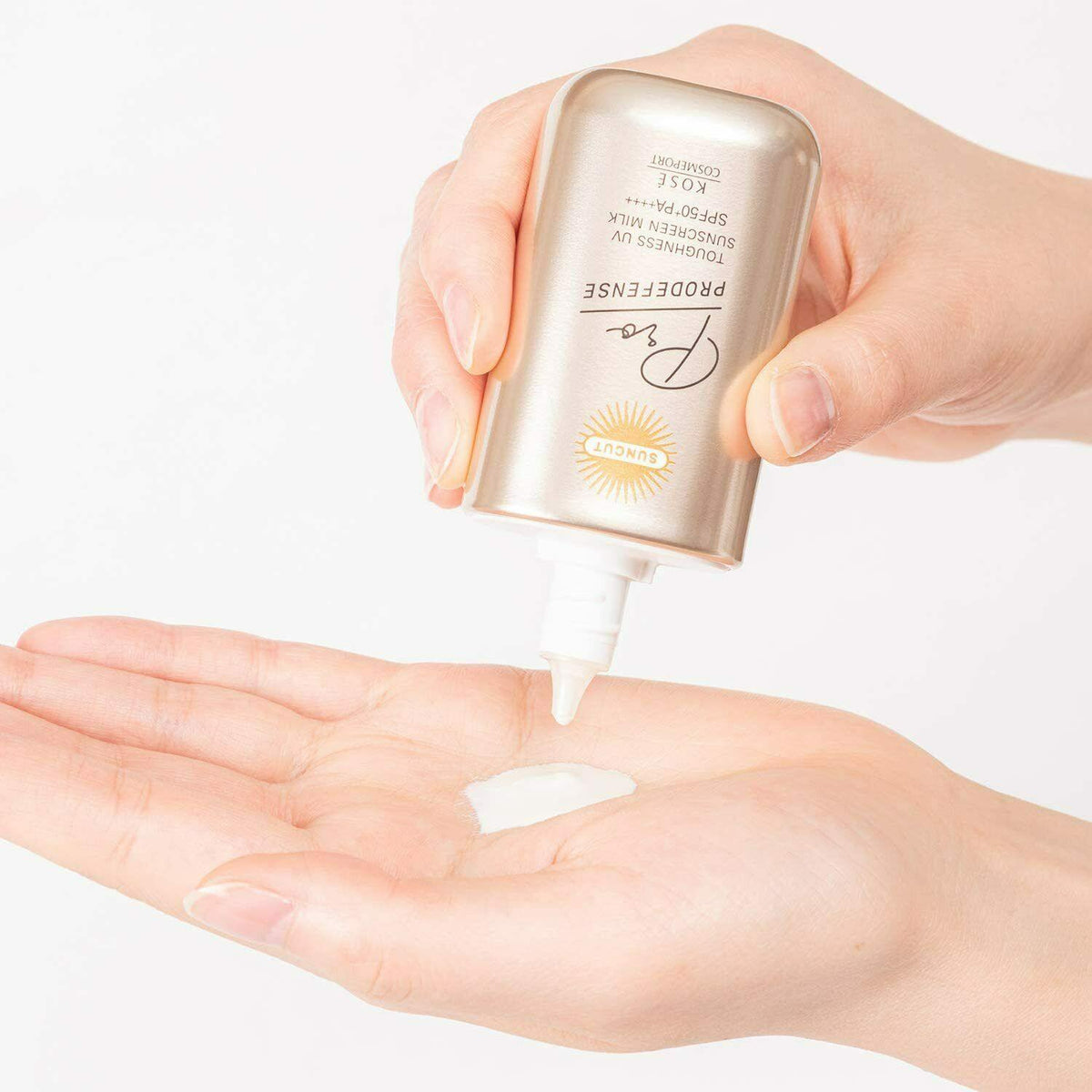 Kose Suncut Prodefense Toughness Sunscreen UV Milk SPF50+ / PA++++ 60ml - CosmeBear  | Popular Japanese Online Store