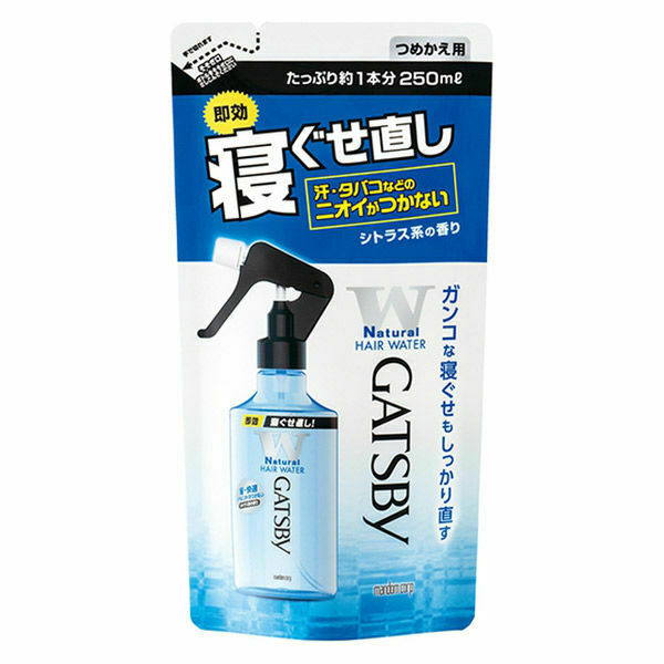 Mandom GATSBY Fix bed hair Natural Hair Water Refill 250ml 