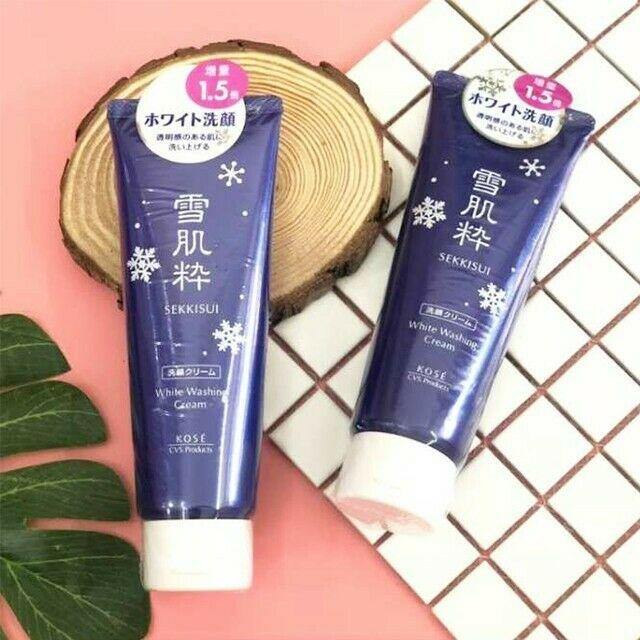 KOSE SEKKISUI WHITE WASHING CREAM 120g - CosmeBear  | Popular Japanese Online Store