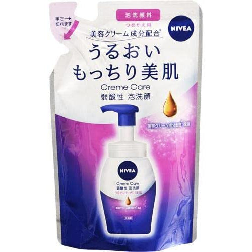 Kao NIVEA CREAM CARE Weak Acidity Foaming Face Wash Refill 130ml