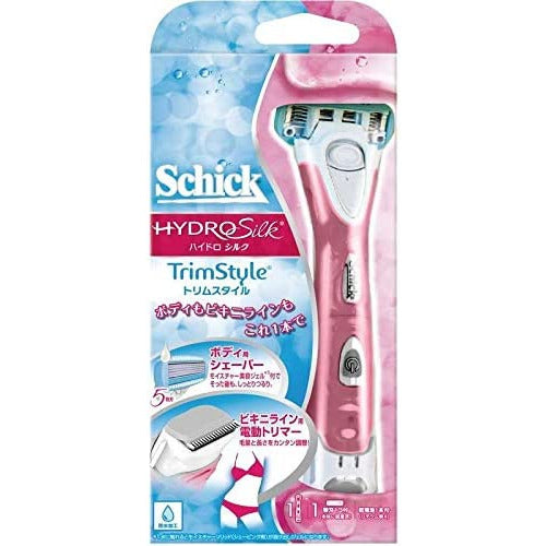 Schick Hydrosilk Trim Style Holder with 1 spare blade (blade already attached to the holder)