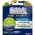 Schick  Hydro 5 Premium 5 Blades Men's Razor Spare Blades 8 Pieces with 2 Alkaline AAA Batteries
