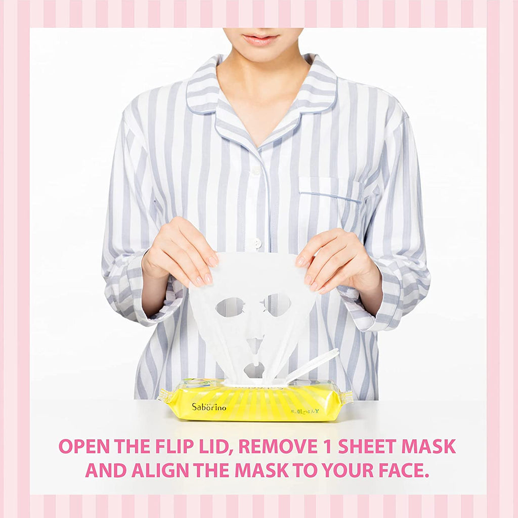 Savolino Face Mask Night Sheet Aloe Peach Scent 28 sheets