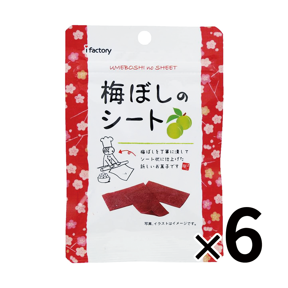 I Factory Umeboshi Sheet 14g x 6 bags