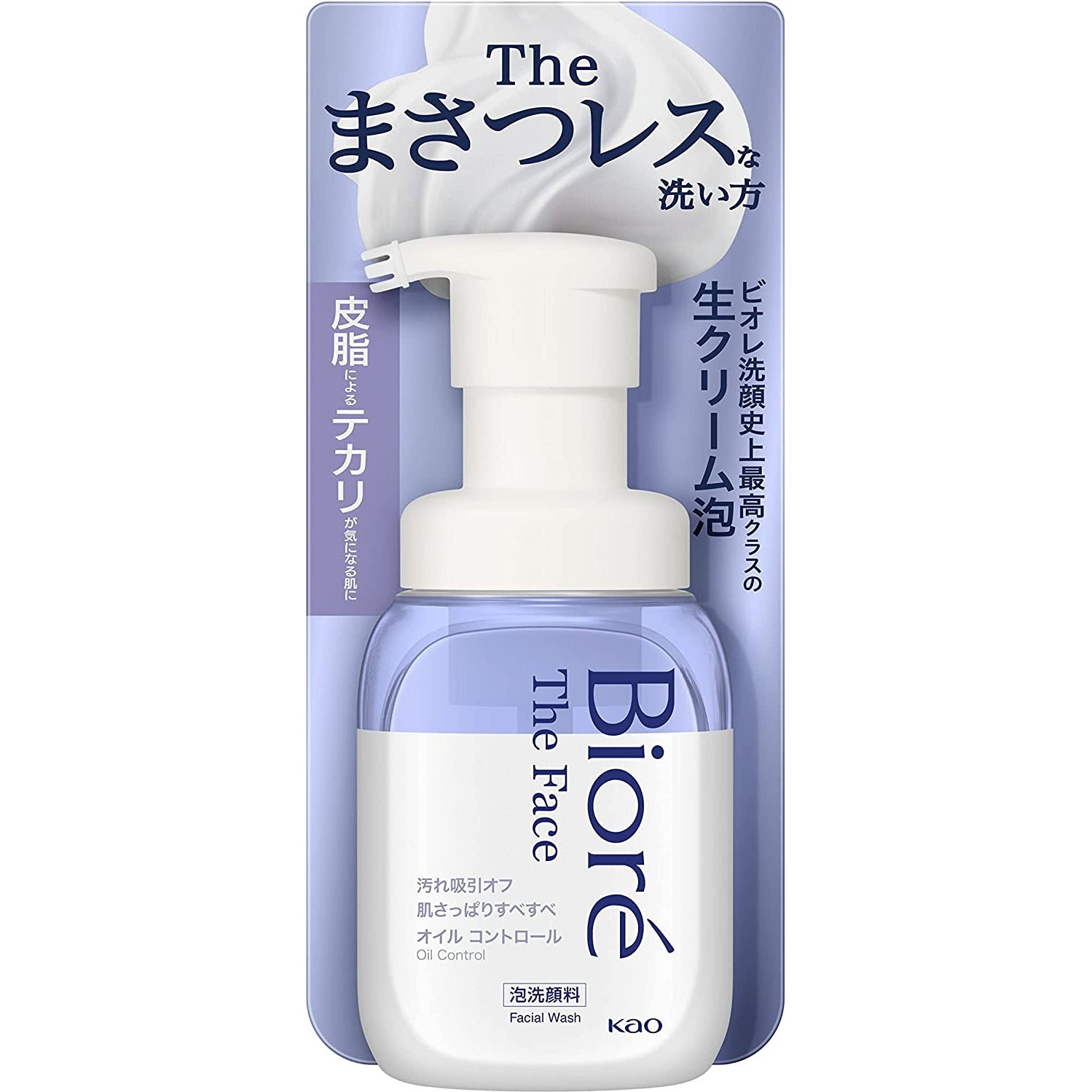 Kao Biore The Face Face Cleanser Foam Oil Control  Bottle  200ml