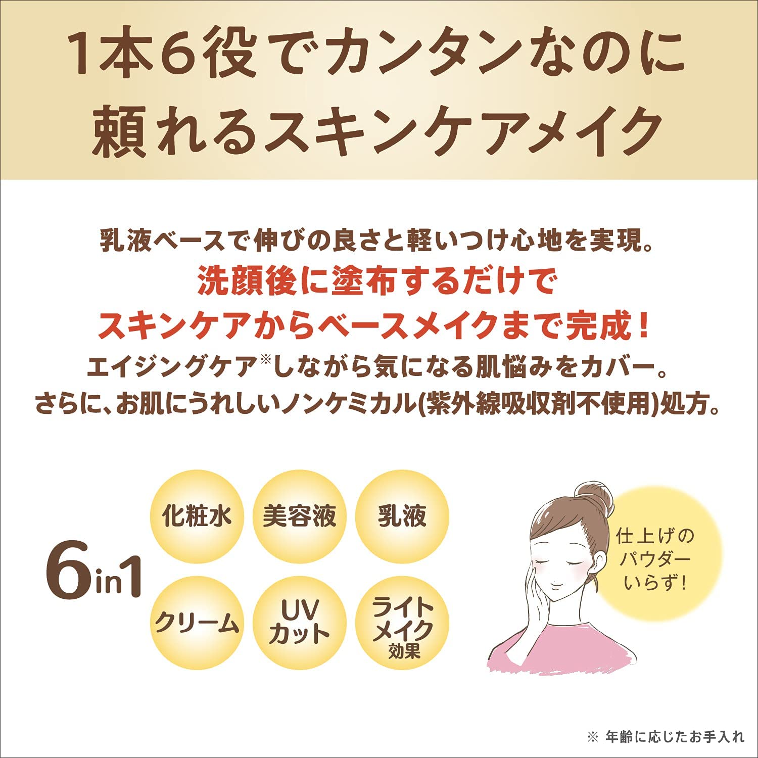 SANA Nameraka Honpo Wrinkle UV Emulsion 50G