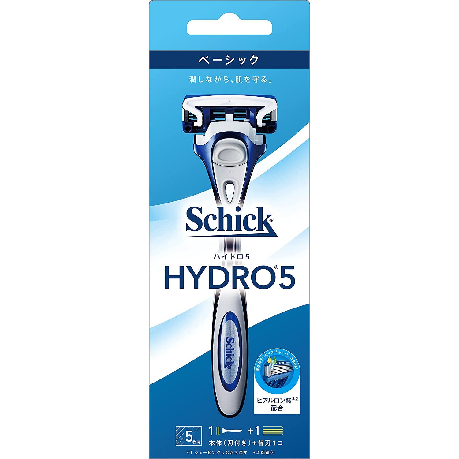 Schick Hydro 5 Basic Holder with main blade + 1 spare blade 1 set