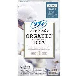 Unicharm Sofy soft tampon organic 100% regular 8 pieces