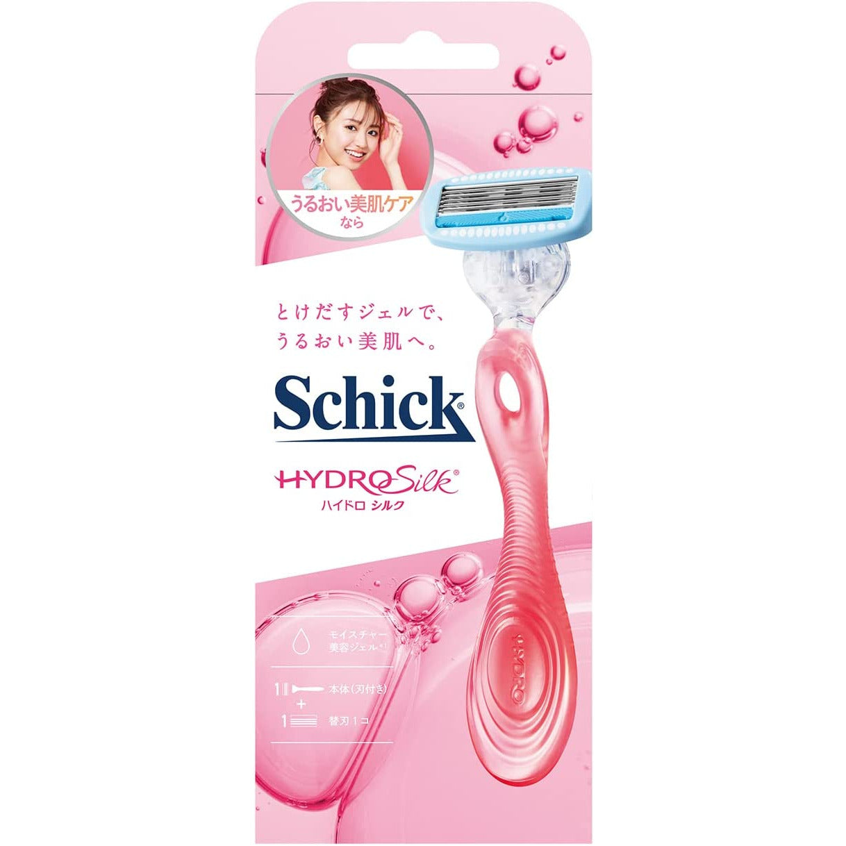 Schick Hydro Silk Holder with blade + 1 spare blade