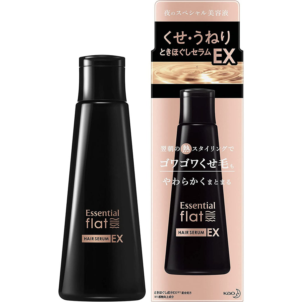 Kao Essential flat serum for stubbornly frizzy hair 120m / do not rinse treatment