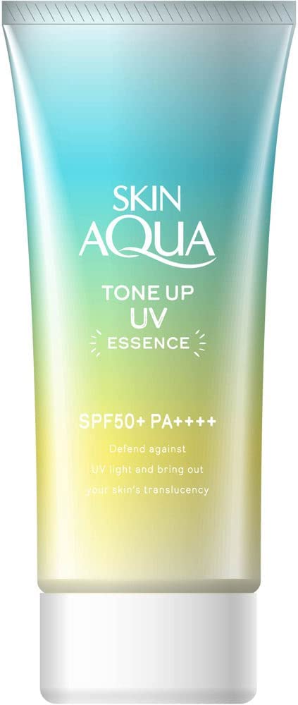 Rohto Skin Aqua Tone-Up uv Essence Limited mint green SPF50+/PA++++ 80g