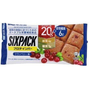 Yuha Mikakuto SIXPACK Protein Bar Cranberry 1