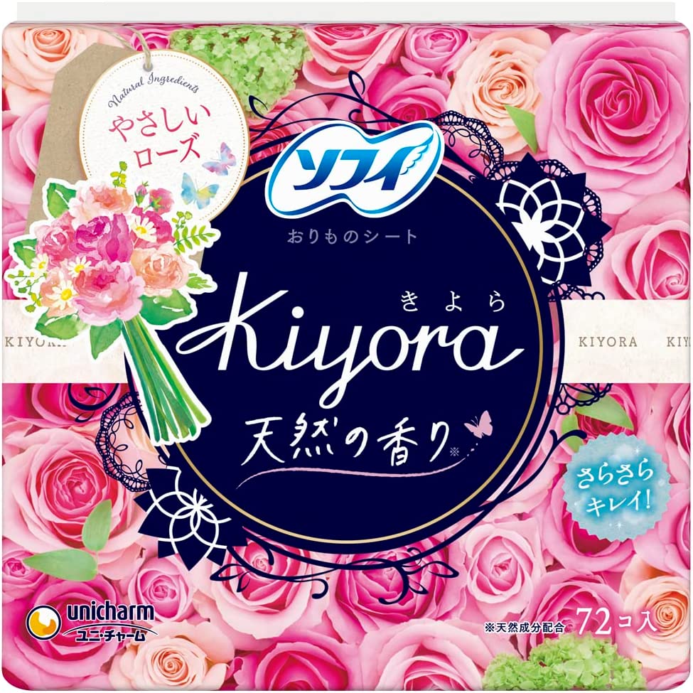 Unicharm Sofy sanitary napkin Kiyora gentle rose 72 sheets