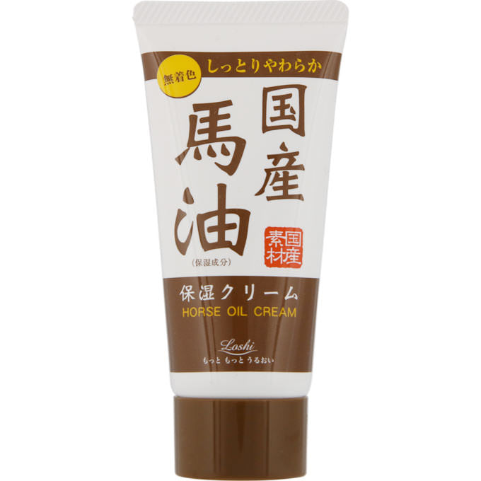 Loshi Moist Aid Horse Oil Hand Cream 45 g / Japan
