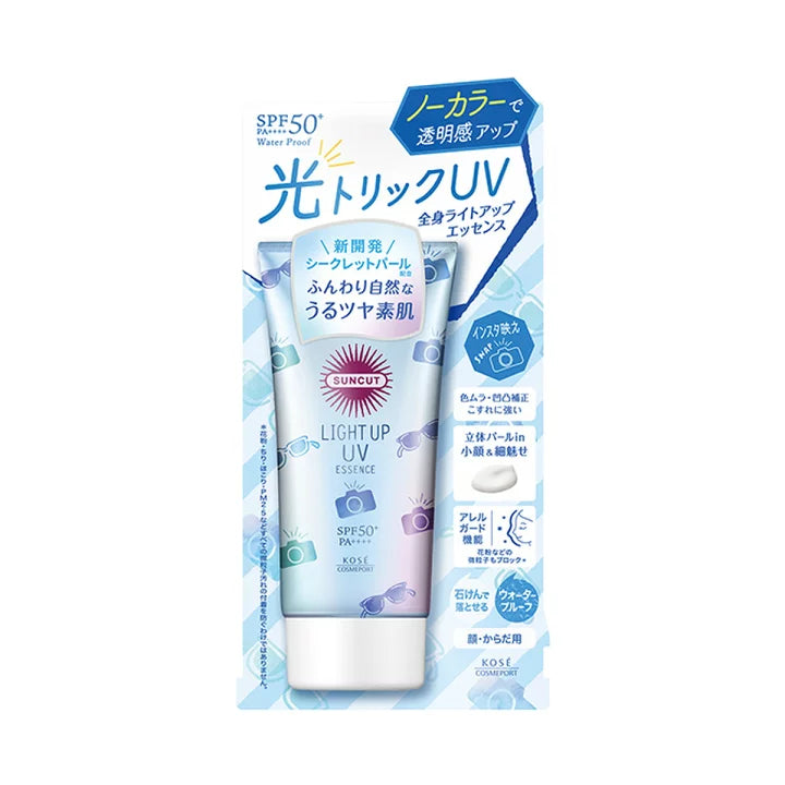 KOSE Suncut Light Up UV Essence SPF50 + PA ++++ 80g SUNSCREEN