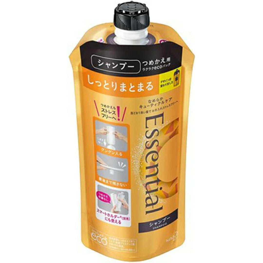 Kao Essential Moist and Cohesive Shampoo Refill 340ml