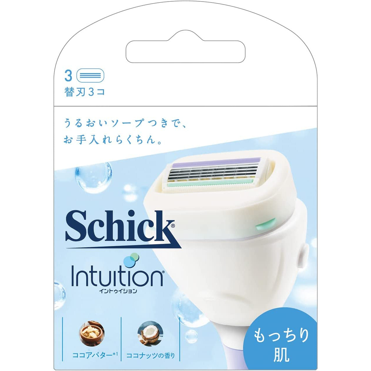 Schick Intuition Mochirihada Spare blades 3 pieces